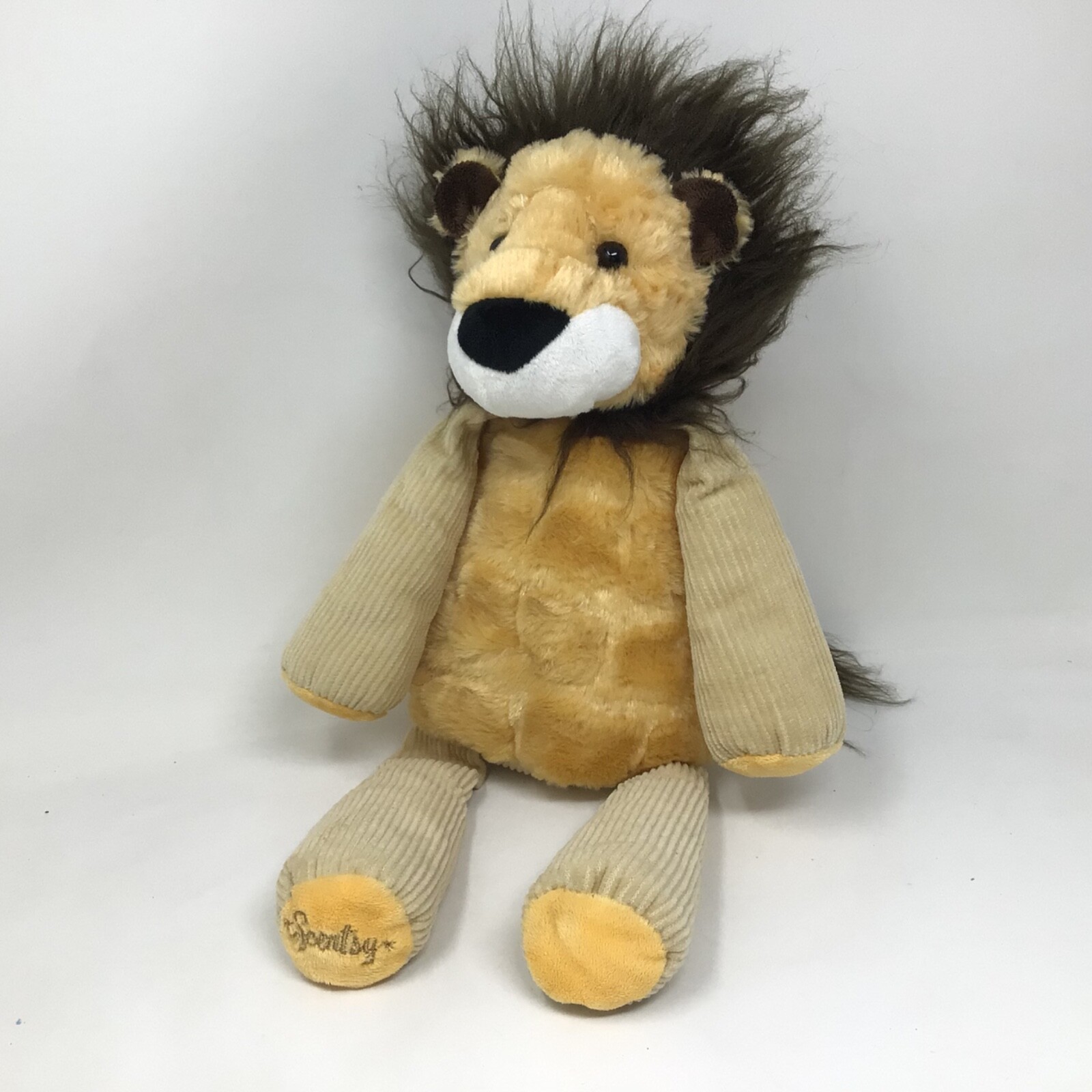 Scentsy Buddy Roarbert The Lion 15" Plush Ribbed Arms Legs No Scent gallery