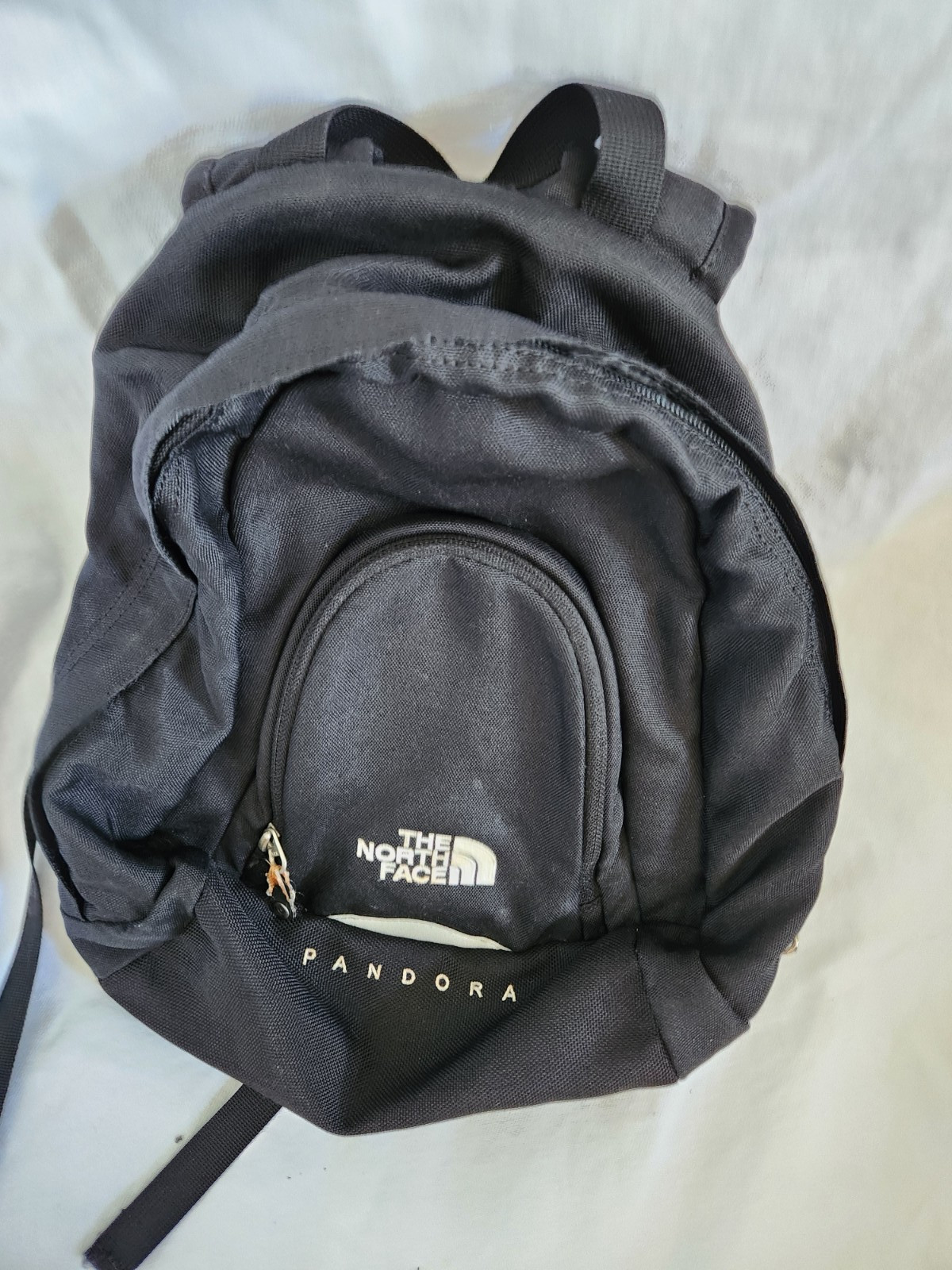 The North Face Pandora Day Pack Black Padded Back Multiple Pockets Backpack 4