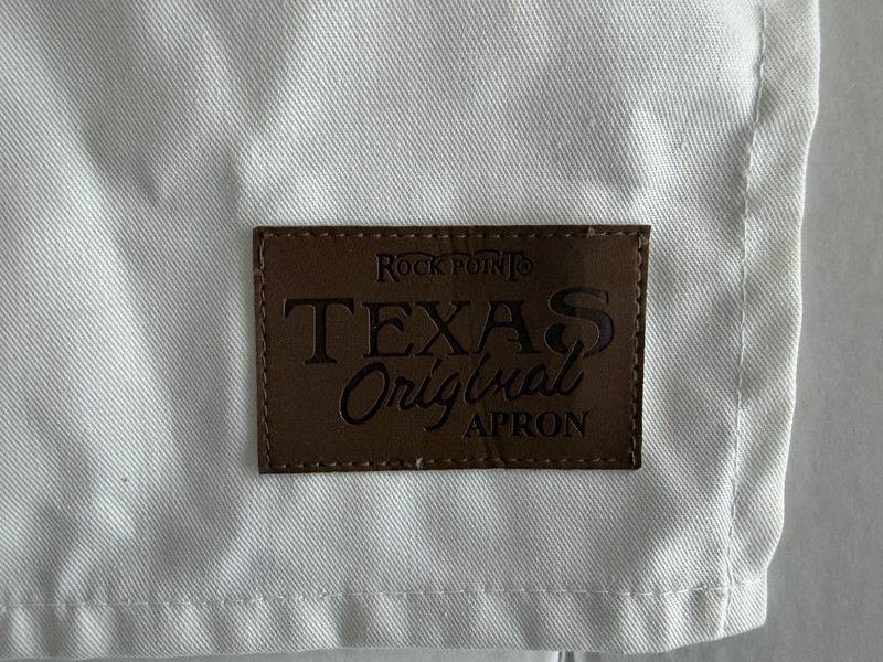 TEXAS Flag BBQ APRON Rockpoint Original red white blue star grill cooking chef gallery