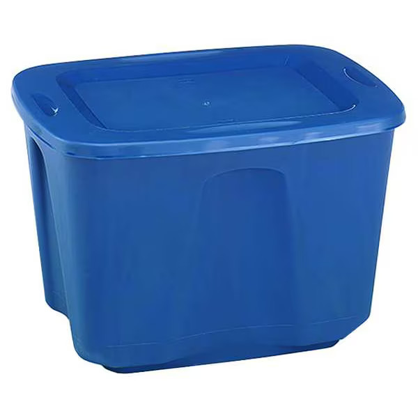 Stack & Nest Storage Tote W/ Lid, 18 gal, 23-1/2 in L x 17-1/2 in W x 15-1/2 in gallery