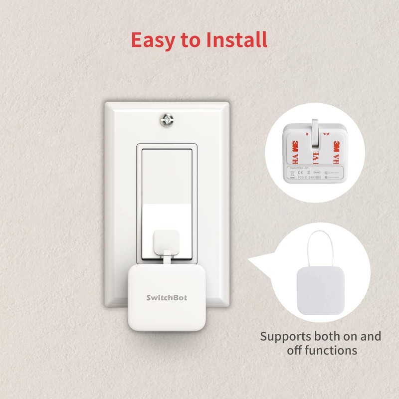 Bluetooth Fingerbot Button Pusher for Rocker Switches – Turn Lights/Coffee On... gallery