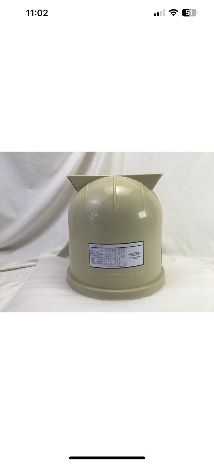 178561 Almond Lid Assembly Compatible with Pentair Clean & Clear POOL Filters gallery