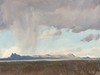 Maynard Dixon : Rain from the Gulf : 1942 : Cloudscape : Art Print gallery