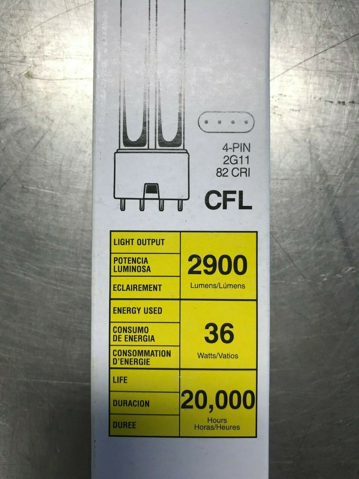 3EMU4 LumaPro 36W Plug-In CFL T5 BULB 2G11 QTY of 2 4-Pin 3000K 20,000 hrs gallery