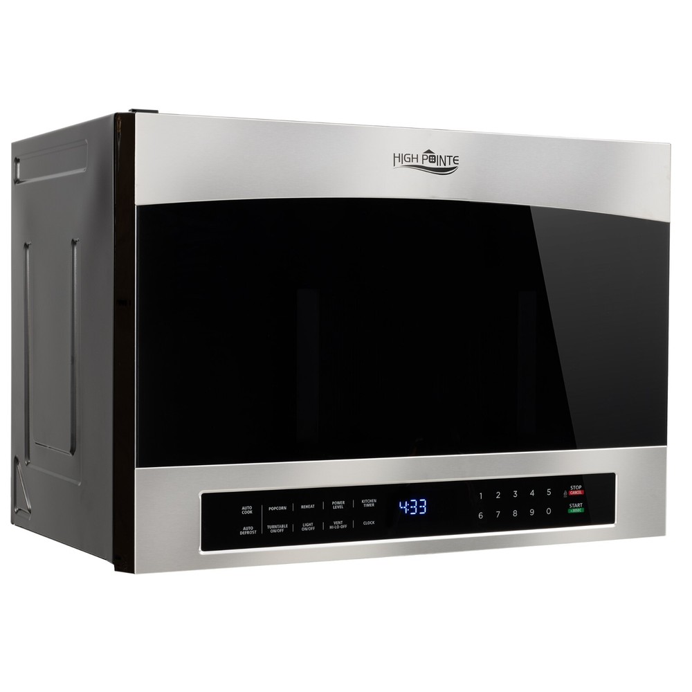 RecPro RV High Pointe 24" Over the Range Microwave | Stainless Steel 1.4 Cu. Ft