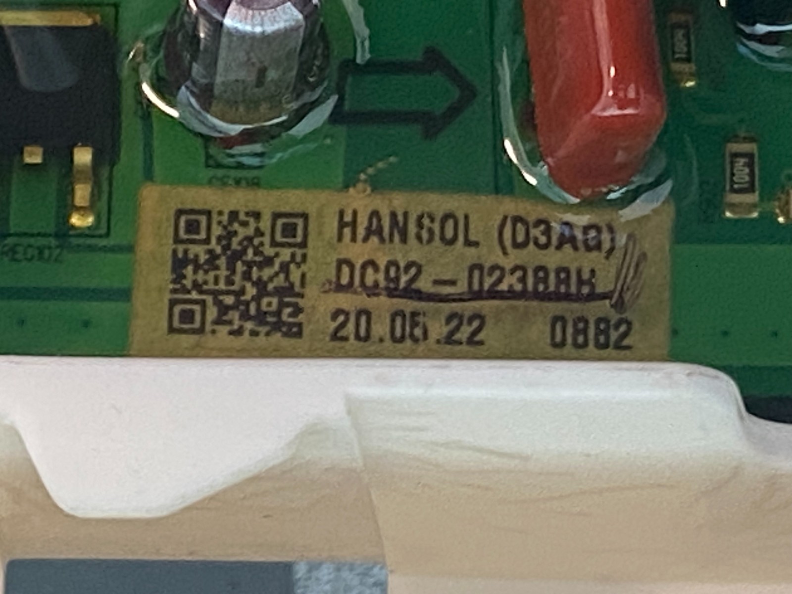 Samsung Washer Main Control Board P# DC92-02388H DC92-02379C gallery