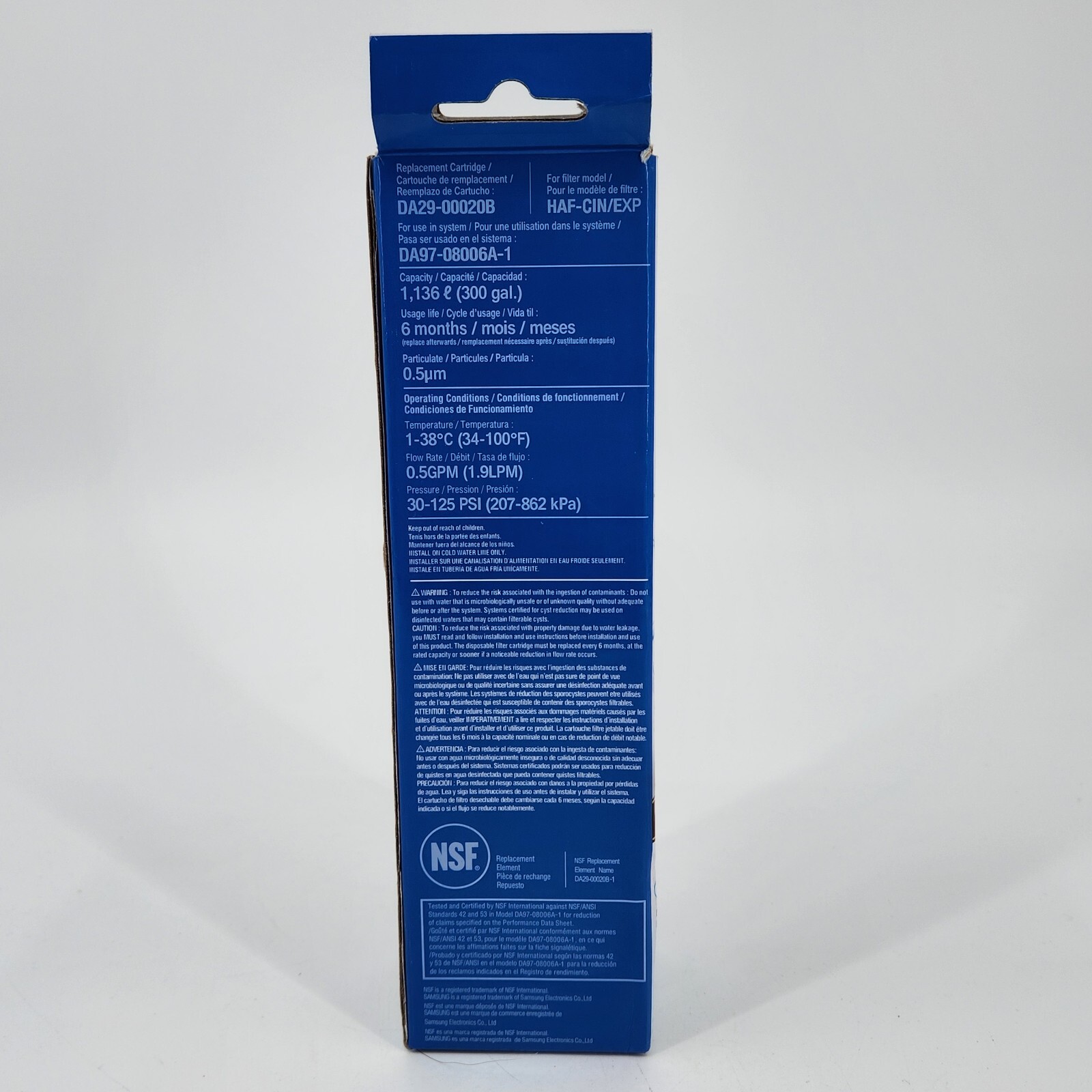 SAMSUNG Hafcin DA29-00020B HAF-CIN/EXP Fresh Refrigerator Water Filter, 1 Pack!! gallery