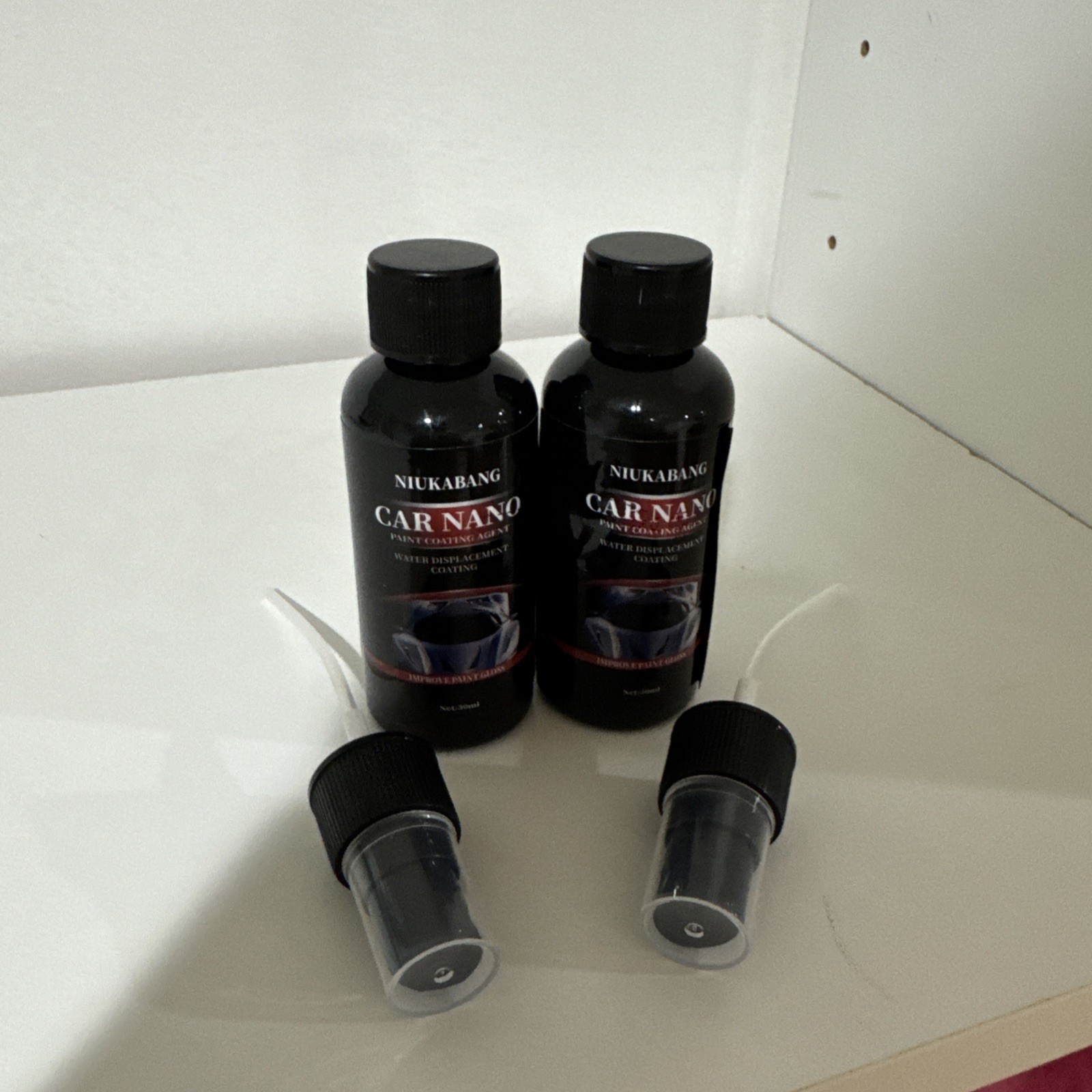 2 Bottles! Car Nano Paint Coating Agent Water Displacement Coating gallery