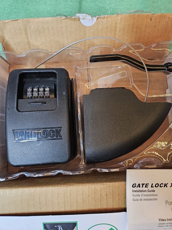 YardLock Gatelock XLB Secure Keyless 2-Way Fence Gate Lock MBX-2023-XLB-3ESF gallery