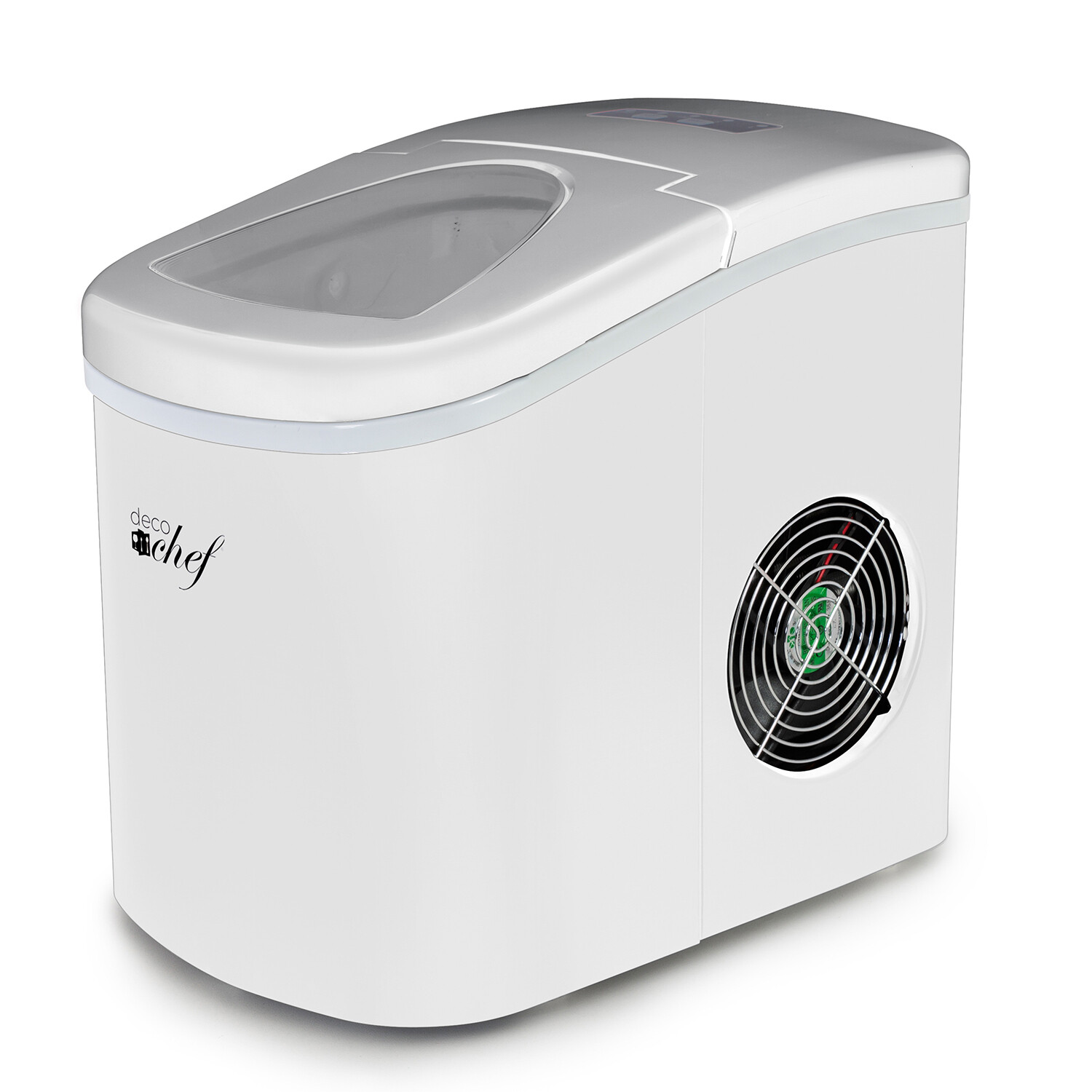 Deco Chef White Compact Electric Ice Maker | (IMWHT) | Top Load | 26 Lbs Per Day gallery