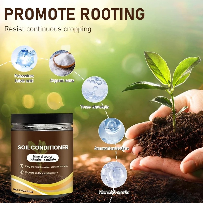 2Pcs Soil Activator, Professional Bone Meal Fertilizer, Dirt Health Booster, Liq gallery