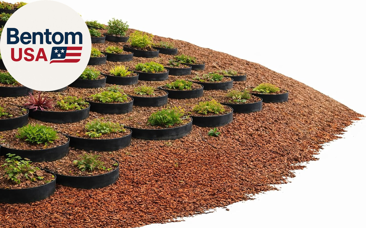 - STEEP Slope (Detached Row) - Erosion Control for Hillsides - Planter System fo gallery