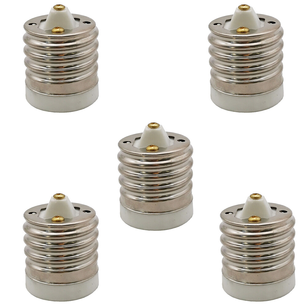 US 5-10 Pack Light Bulb Socket Adapter Mogul Base E39 to Medium E26 Screw Reduce gallery