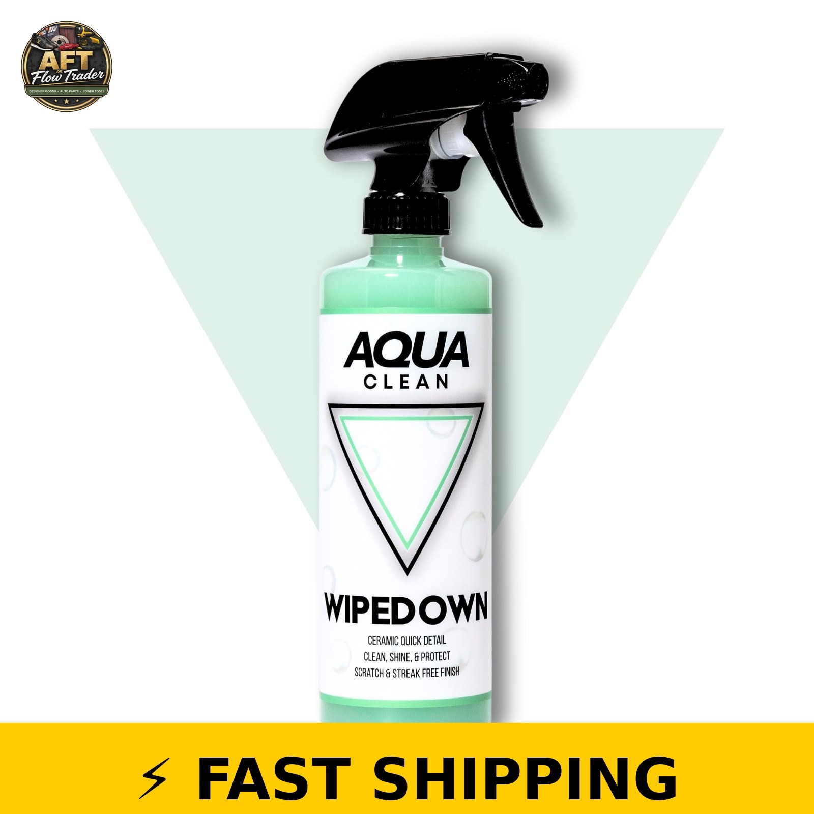 AquaClean WIPEDOWN Ceramic Quick Detailer 16oz - Waterless Wash gallery