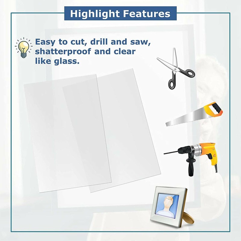 PETG Plastic Sheet - 0.080" (2mm) Thick - Clear - Circle Disc (All Diameters) gallery