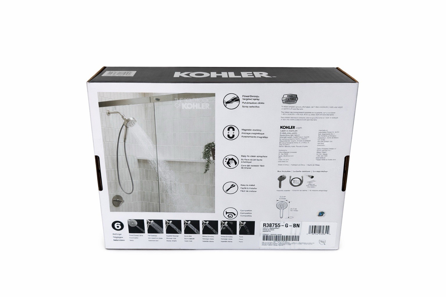 Kohler Assert Multifunction Handshower Brushed Nickel R38755-G-BN gallery