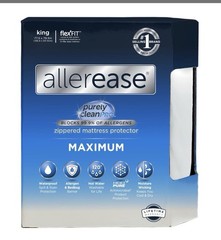 AllerEase Waterproof Mattress Protector, Maximum Allergy Mattress Protector, …