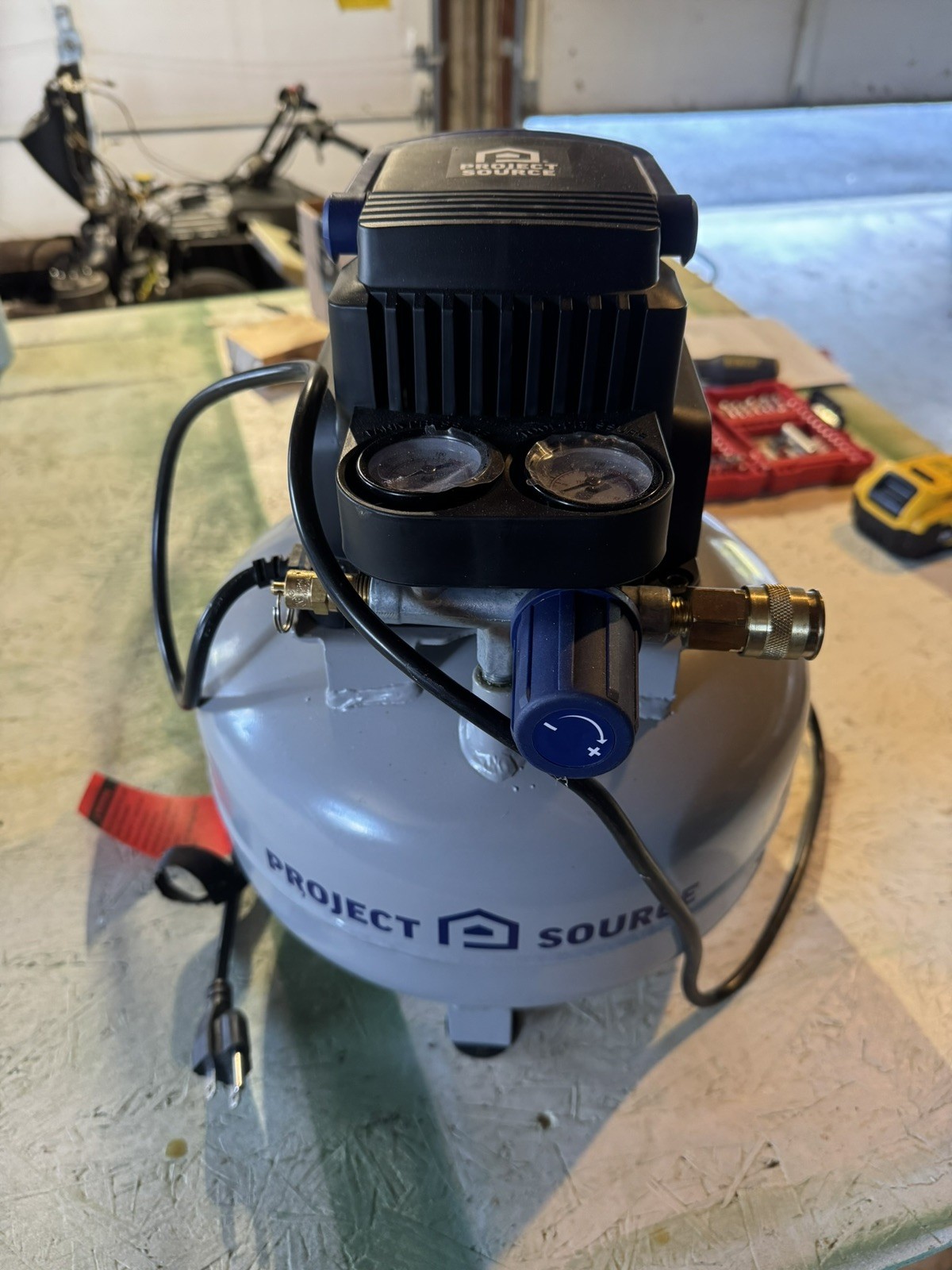 Project Source 3 gallon electric air compressor gallery