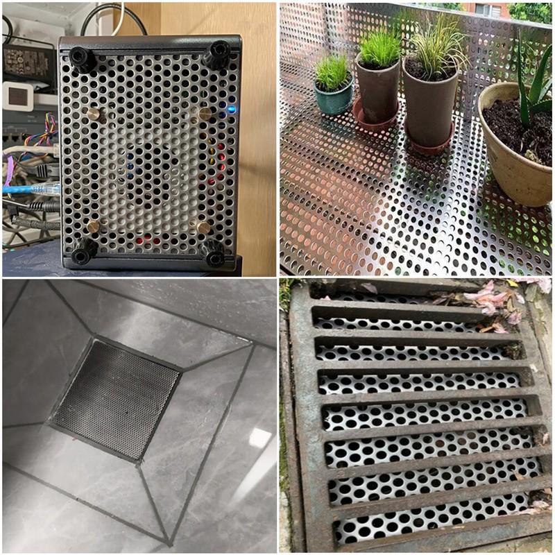 Perforated Metal Mesh Screen Perforated Stainless Steel Filter Steel Plate gallery