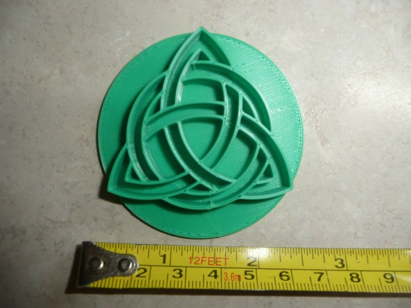 TRINITY TRIQUETRA CELTIC KNOT COOKIE STAMP EMBOSSER MADE IN USA PR4450 gallery
