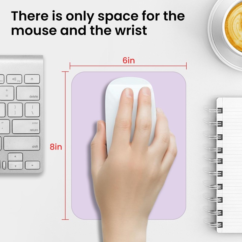 Small Mouse Pad 6 x 8 Inch, Horizontal and Vertical Flexible use. Great for T... gallery