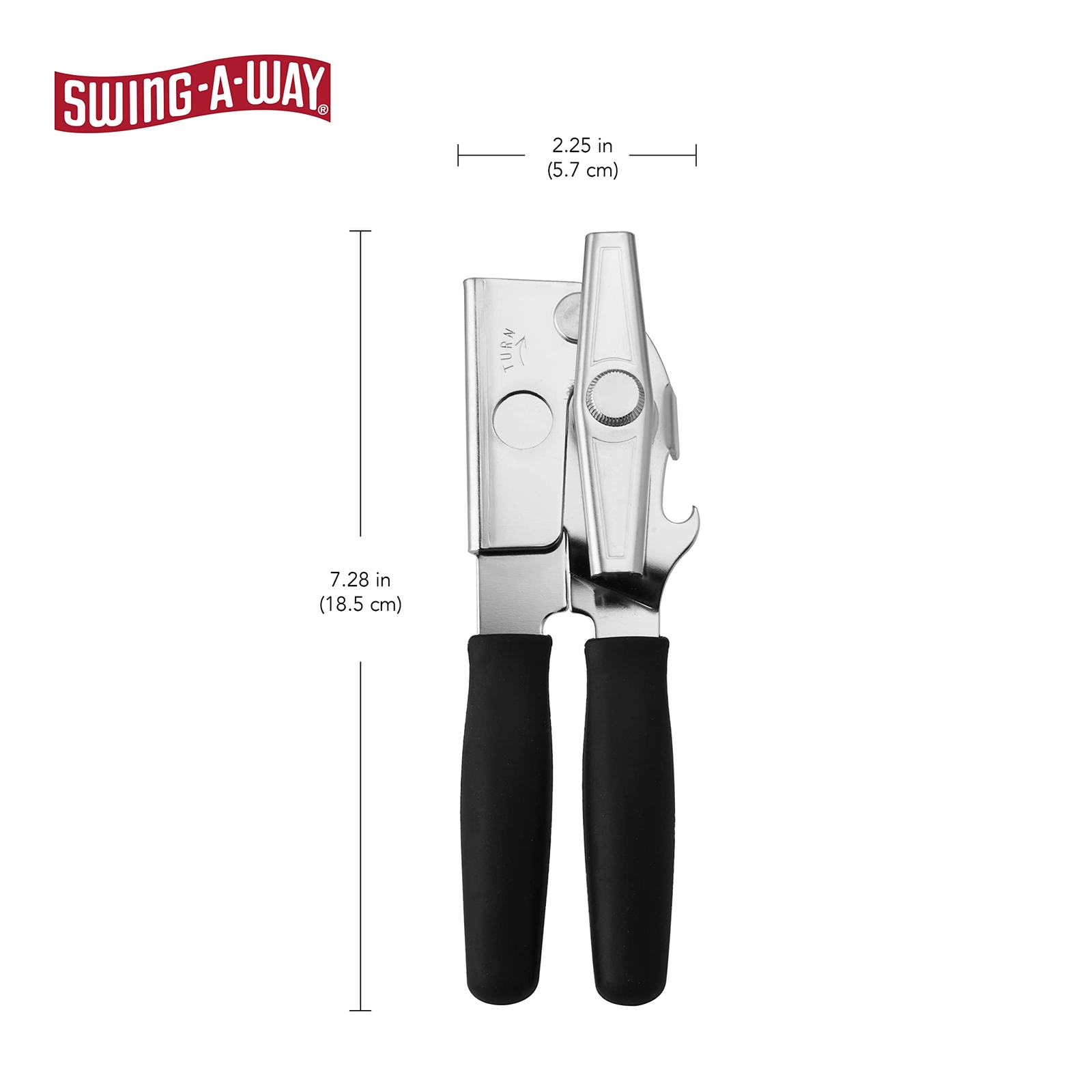 Swing-A-Way Portable Can Opener - Black gallery