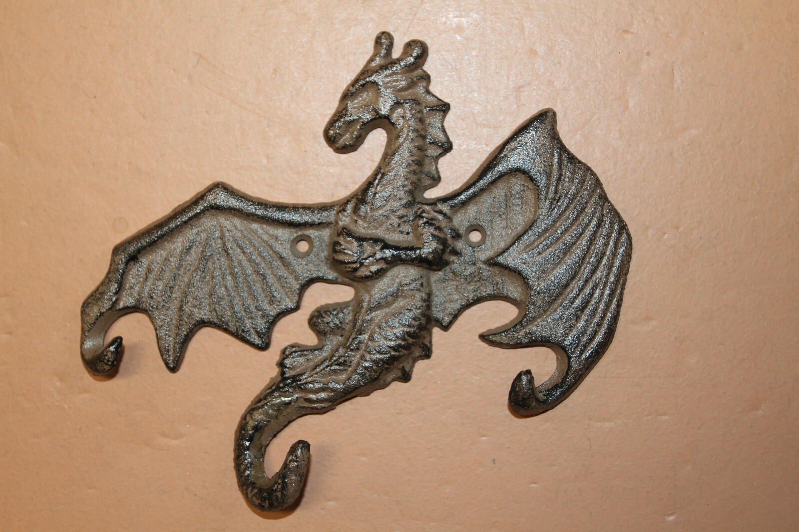 DRAGON, DECORATIVE WALL HOOK, Kids Decor, Gothic Decor, Hanging Storage N-23a gallery