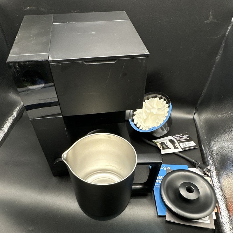 Fellow Aiden Precision Filter Coffee Machine Black w/ Carafe, Filters, Lid gallery