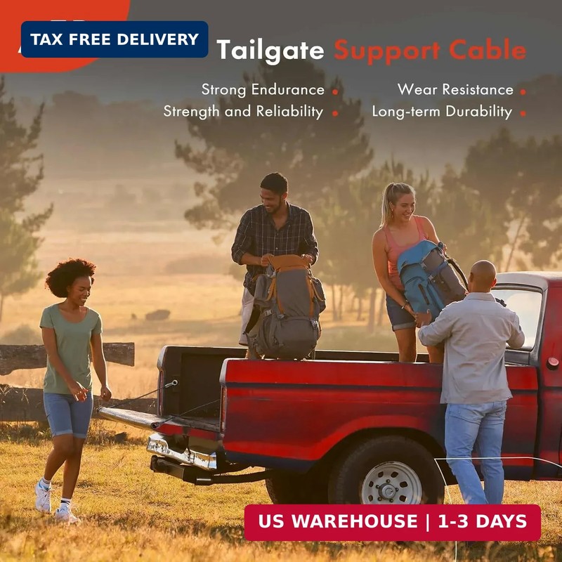 A-Premium Tailgate Support Cable Compatible with Ford F-250 F-350 F-450 F-550 Su gallery