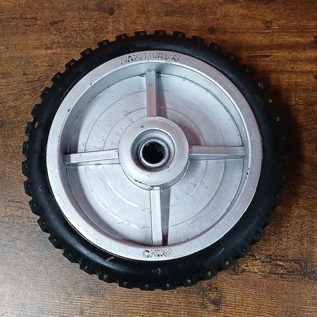 HARD RUBBER EQUIPMENT REPLACEMENT 8" TIRE, MAX 1100 POUNDS gallery