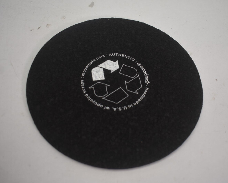 Mood Mats Upscale Recycled Table Coaster 7-7/8" Tabletop Rubber Coaster Infinite gallery