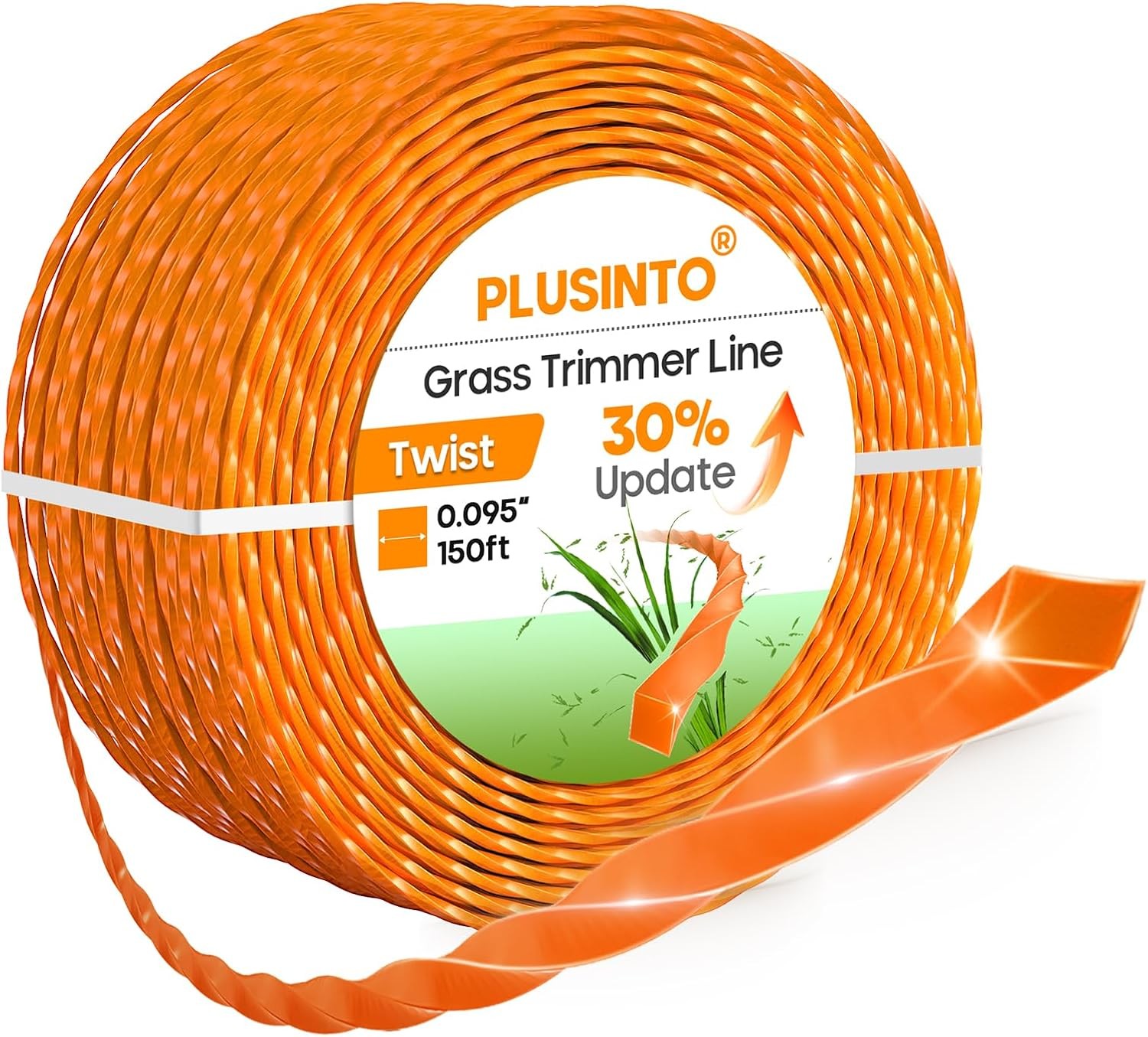 String Trimmer Line Square Orange Heavy Duty Weed Eater String Premium Nylon U gallery