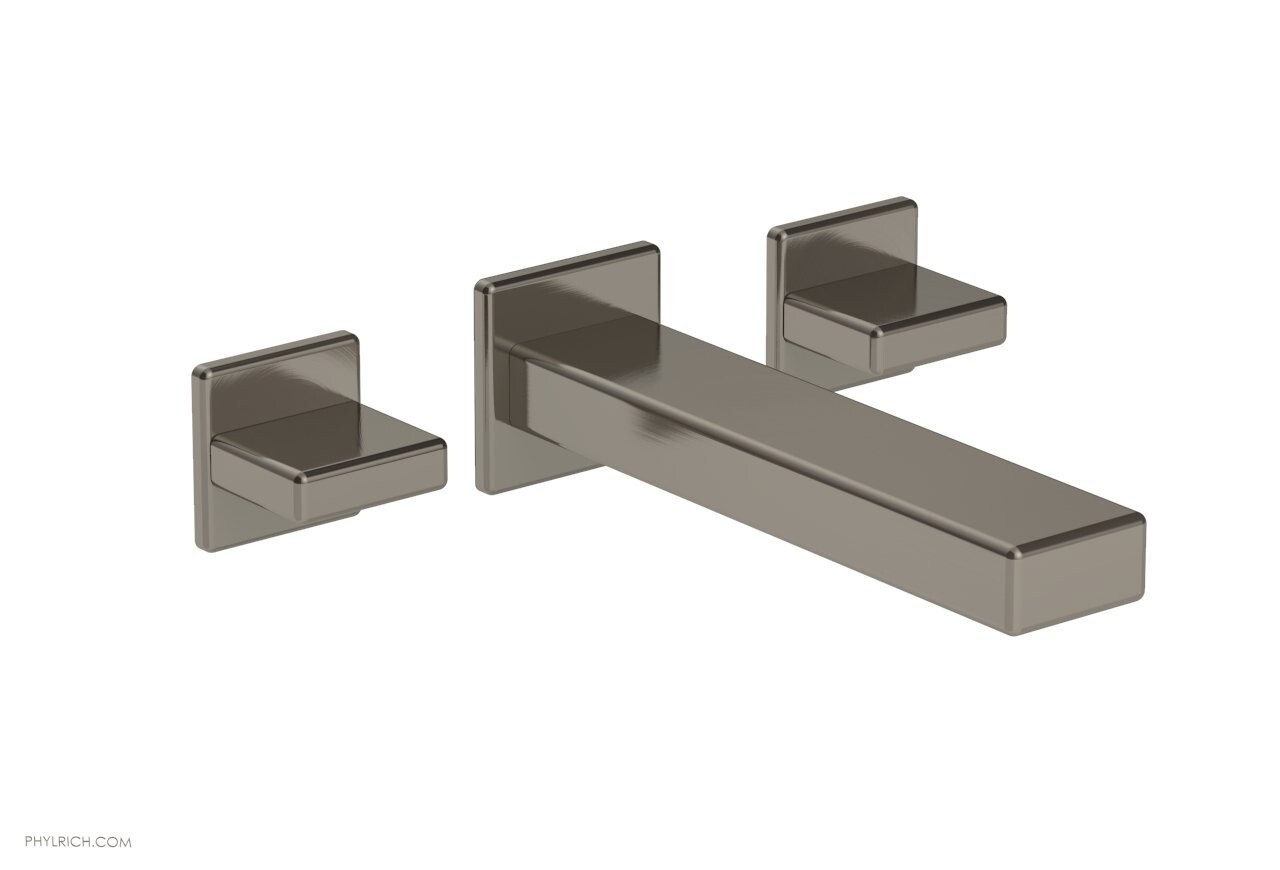 Phylrich 290-11/15A Mix Double Blade Wall Mount Bathroom Sink PEWTER New in Box! gallery