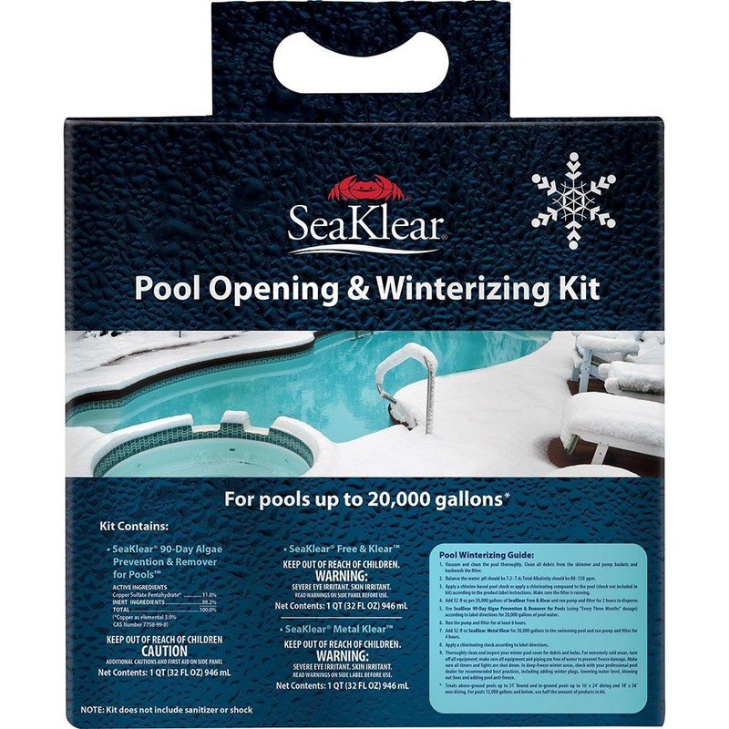 SeaKlear Pool Opening & Winterizing Kit up to 20,000 Gallons (90243SKR) gallery