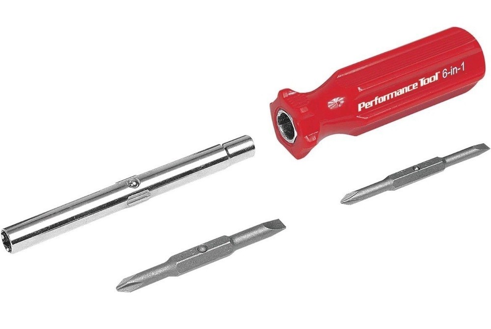 W975 6-In-1 Quick Change Screwdriver with Hex Torque Handle, Chrome Vanadium Ste