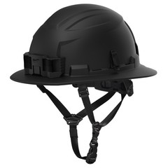 Milwaukee 48-73-1661 BOLT Black Full Brim Safety Helmet Type 2 Class E