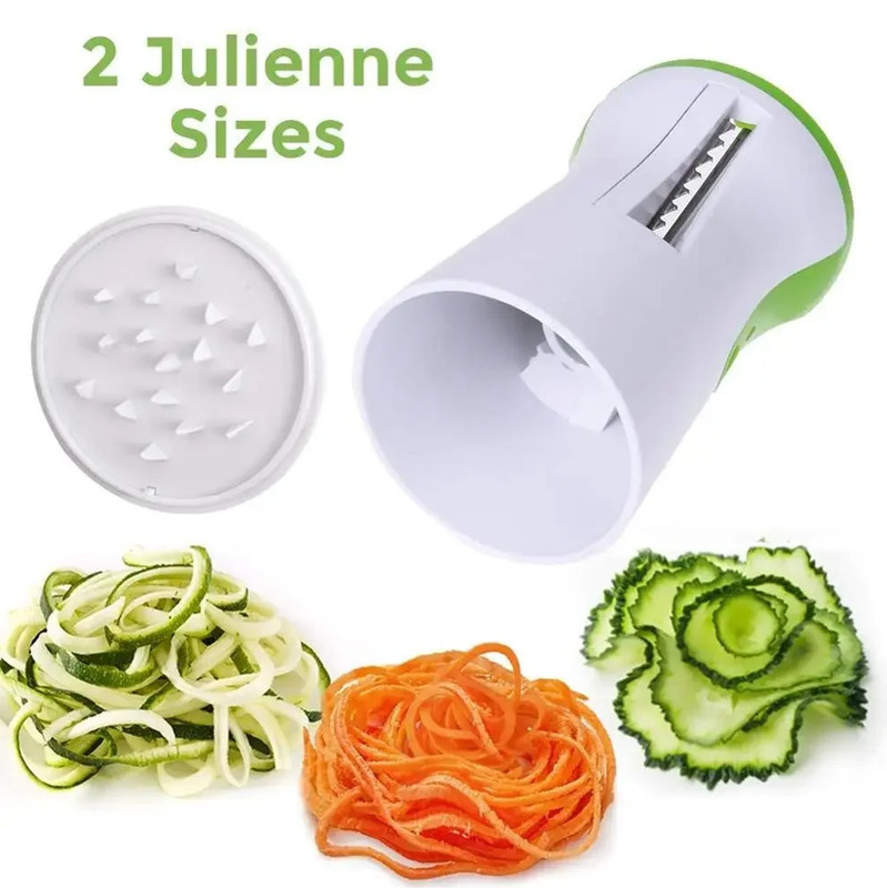 1pcs Heavy Duty Spiralizer Vegetable Slicer – Zucchini Pasta & Spaghetti Maker gallery