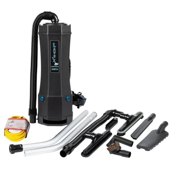 10 Qt Commercial Backpack Vacuum Cleaner Vac Powerful HEPA Filtration & Toolkit gallery