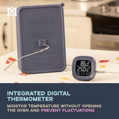 DecarBox & Thermometer Set - Food-Grade Silicone, Oven-Safe, Smell-Proof, Heat-R gallery