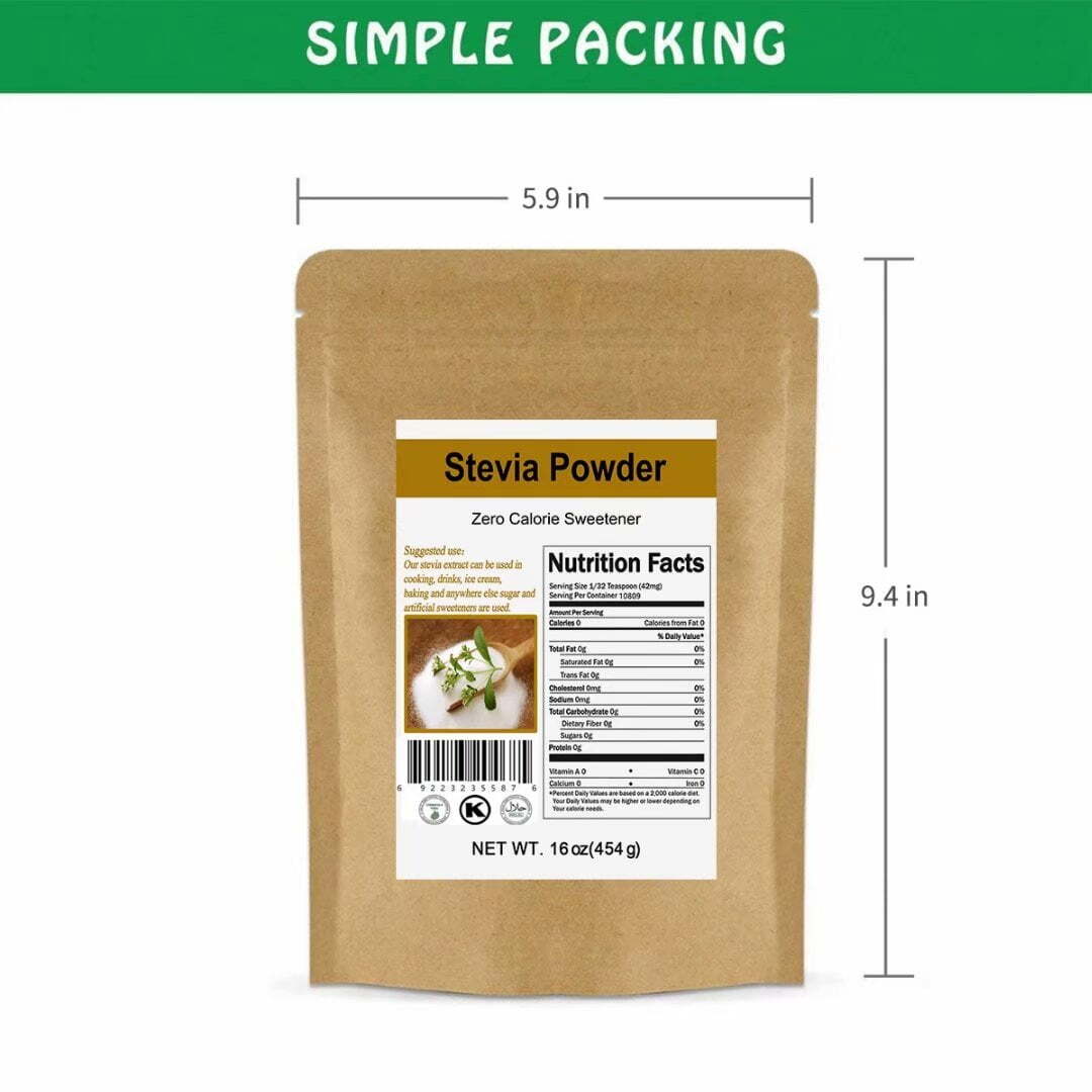 CCnature Pure Natural Stevia Extract Powder Sweetener Sugar 0 Cal Substitute gallery