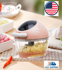 Multi-Functional Manual Food Chopper Compact Hand Held Vegetable Dicer Mincer