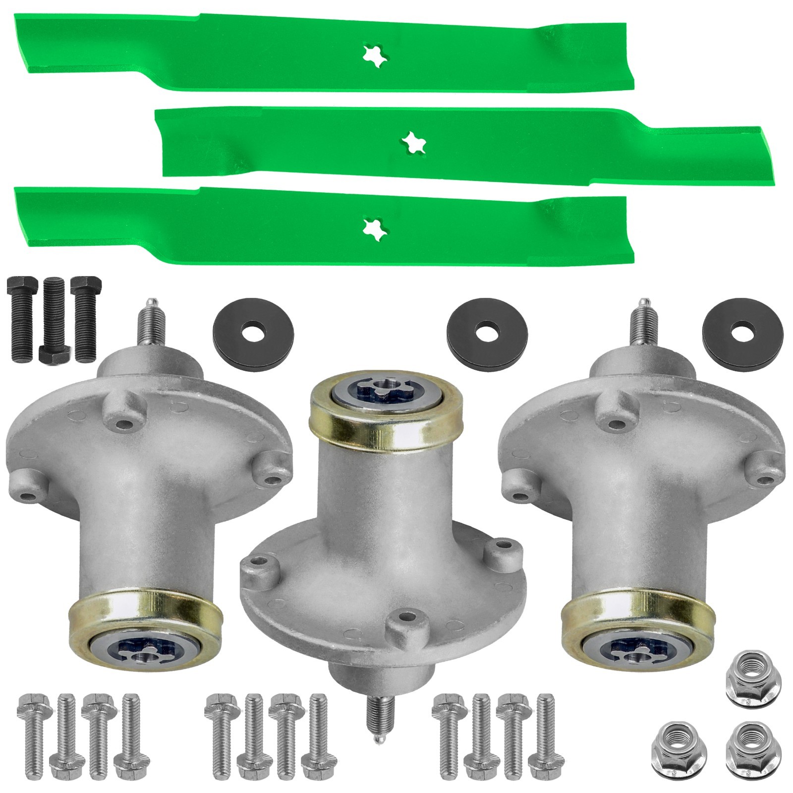 61" Deck Spindle Blade Rebuild Kit for Husqvarna MZ6128 FD61M 61" Deck gallery