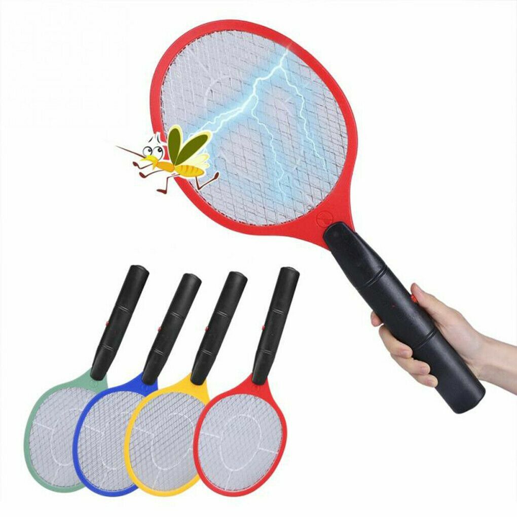 ELECTRICAL MOSQUITO BAT FLY SWATTER INSECT KILLER ELECTRIC ZAPPER TENNIS RACKET gallery