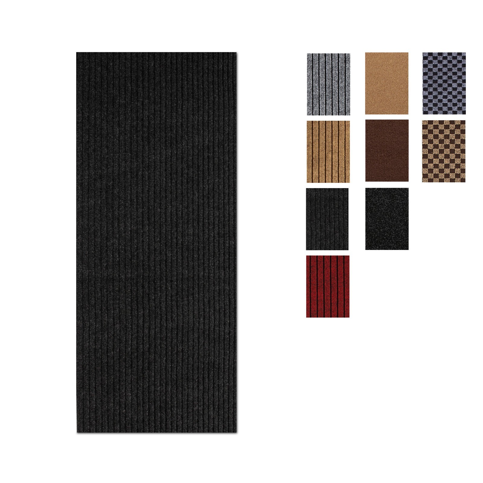 Runner Rug 2 x 6, 3 x 10 ft Hallway Non Slip Rubber Rugs for Kitchen Carpet gallery