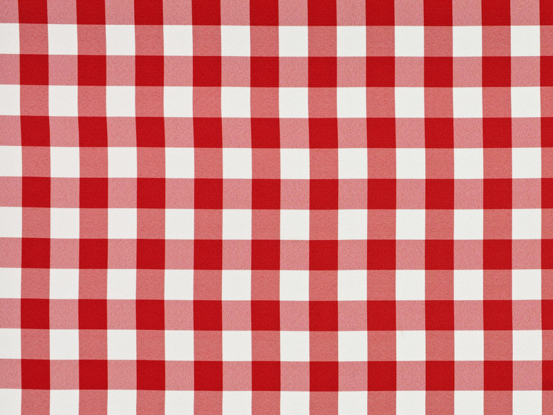 Red & White Spun Poly Royal Fabric Linen Tablecloth 42-In Square Size 42" X 42" gallery