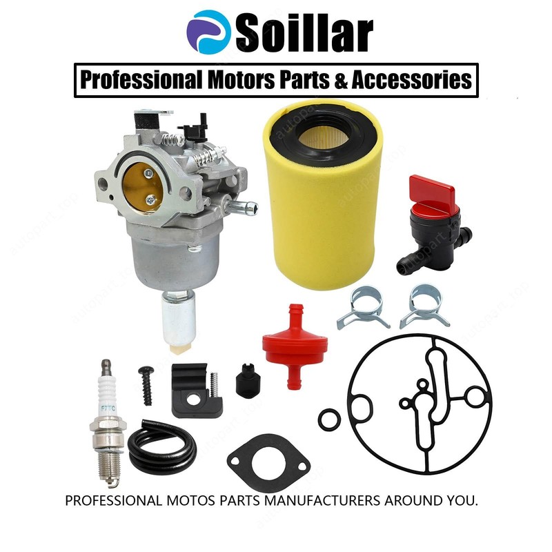 NEW Replacement Carburetor With Kit For Troy Bilt Pony w/ 15.5 HP B&S Engine gallery