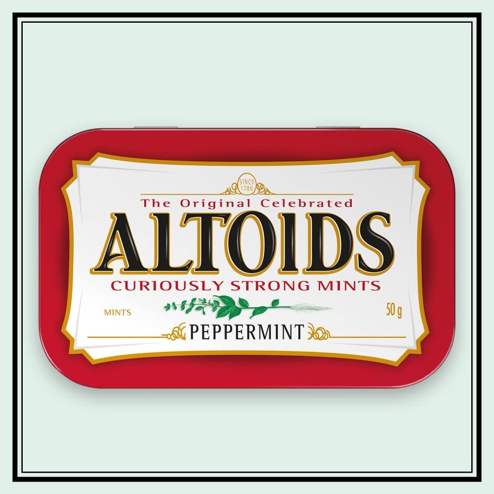 Altoids Classic Peppermint Breath Mints, 1.76-Ounce Tin Pack of 12 gallery