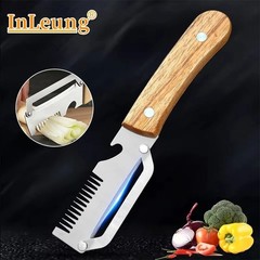 Multi-functional Vegetable Peeler for Kitchen, 2 in 1 Single Blade Peelers Tool