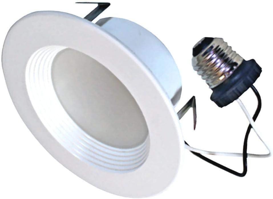 Sylvania RT4 65W LED Recessed Downlight 4000K 4" 7.5W 600lm Dimmable 80CRI White gallery