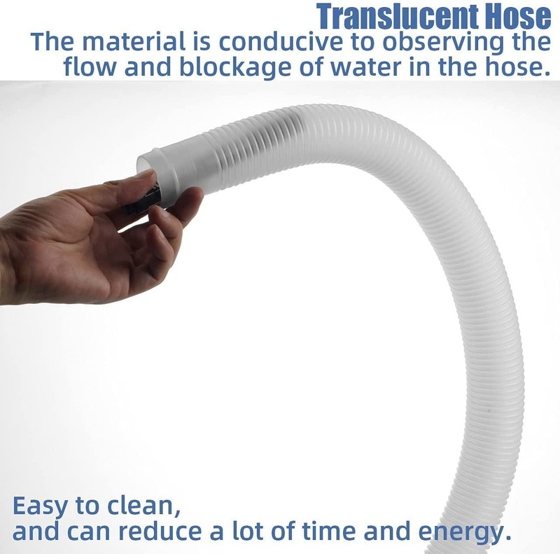 1.5" x 3ft Pool Skimmer Hose Replacement for Above Ground Pools - Transfer Hose gallery